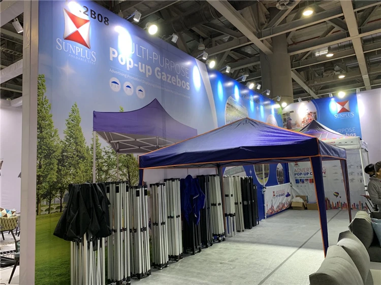 Wholesale 3x3 PVC Pop-up Gazebo Canopy Tent Waterproof Folding Awning for Party Wedding Exhibition Hotel Use Custom Logo