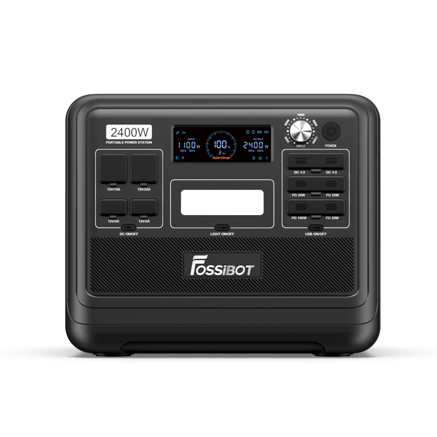 2400w バッテリー ポータブル電源 Fossibot F2400 50/60Hz 双方向 