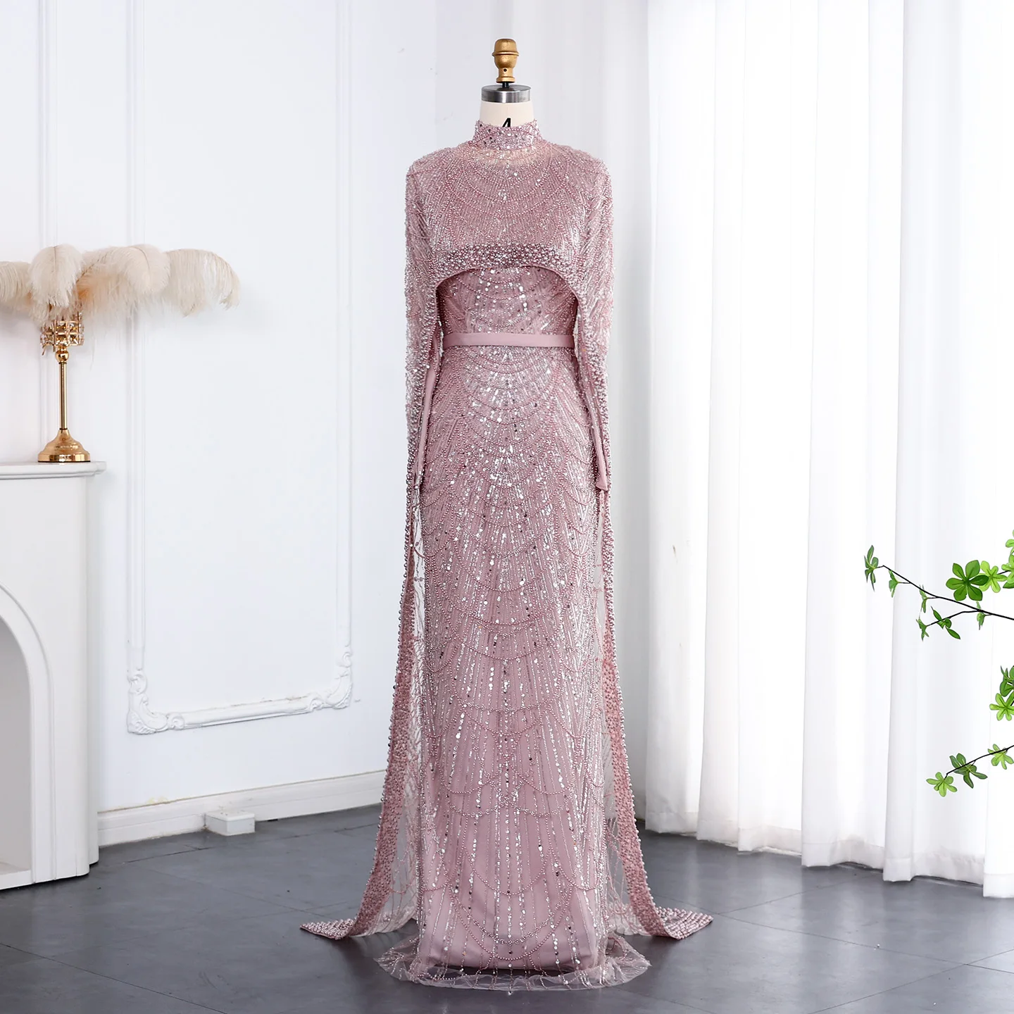 sachin and babi light blue dress EVENING DRESSES – ALBOUSHIYA main image 0