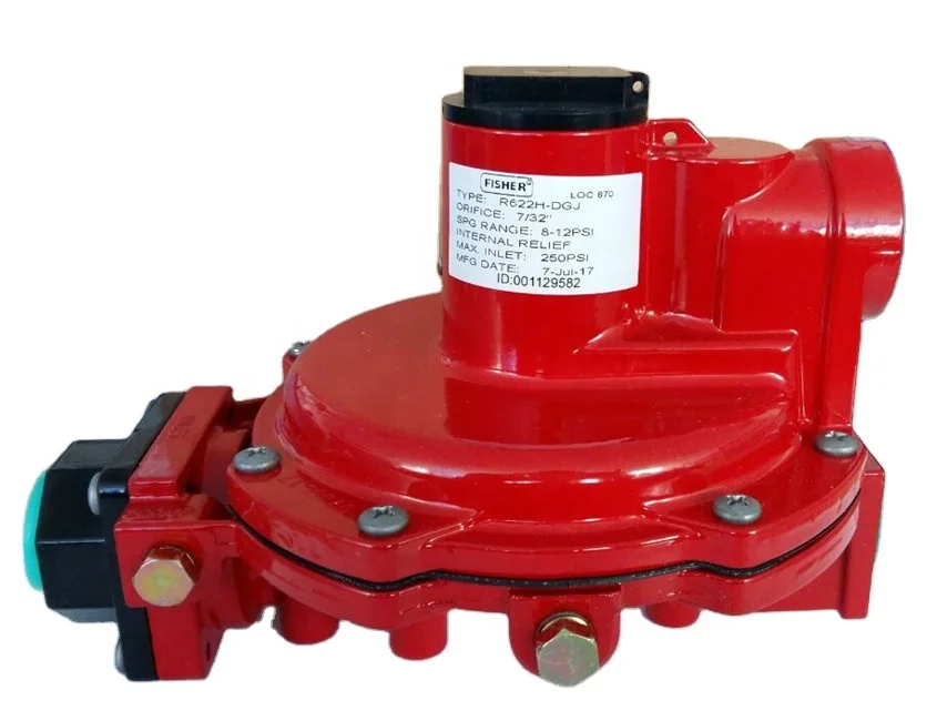 Fisher Controls Model R622h-hgj LP Gas First Stage Regulator for sale online 