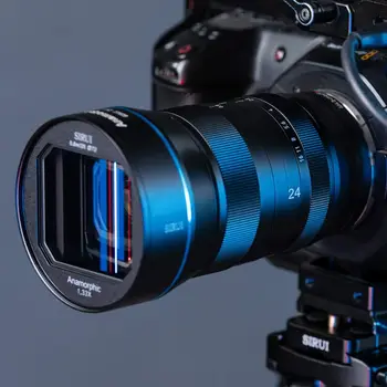 SIRUI 24mm Anamorphic Fixed Focus Wide-Angle Lens F2.8 1.33X Full Frame for E Mount Blue Flare detail image