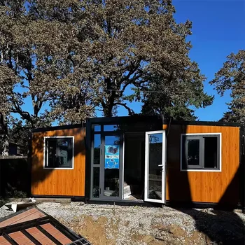 20ft 40FT Luxury Australian Prefabricated Expandable Modular Mini Home Tiny Prefab House Expandable Container for Warehouse Use