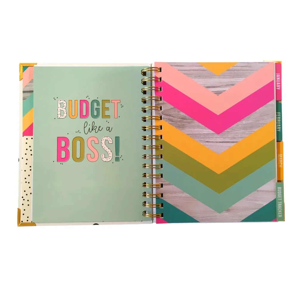 Custom Wholesale Luxury A5 Student Yearly Motivational Financial