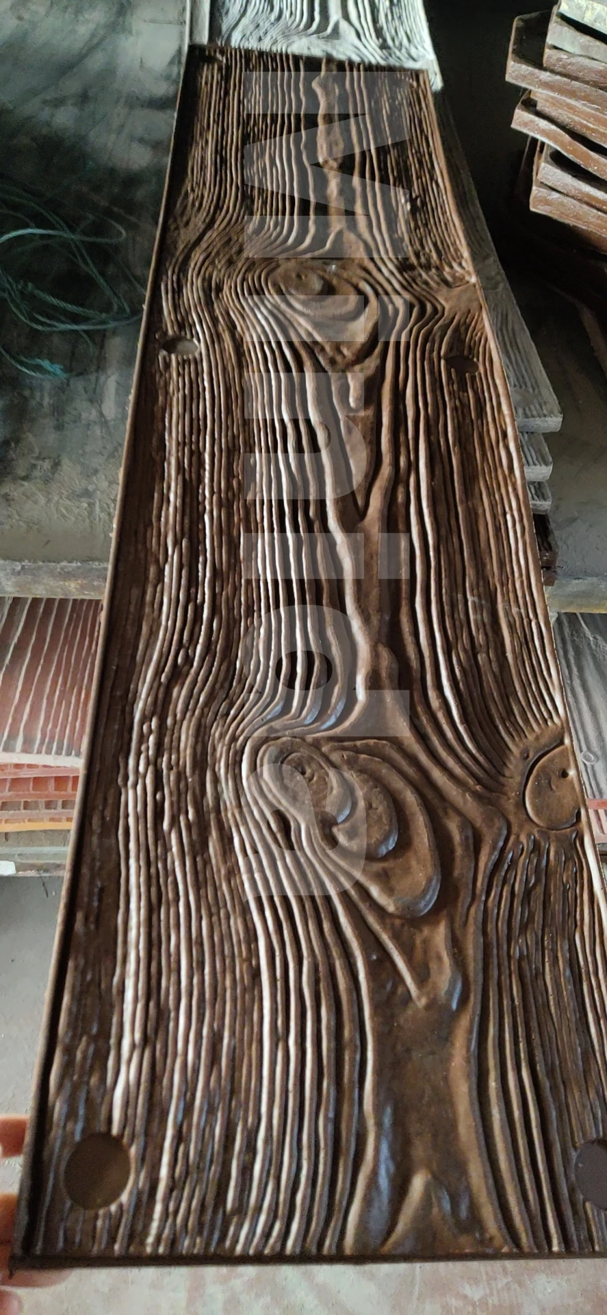 Flexible Rubber Concrete Stamps Moulds For Wood Imprint Stamped Buy