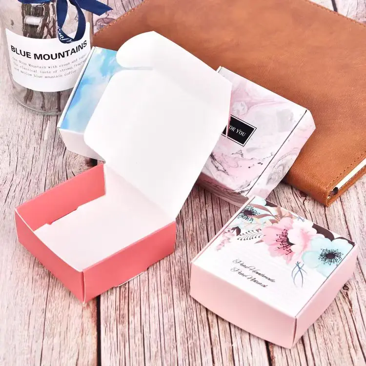 Premium Sustainable Transparent Paper bar Soap Packaging Customize Gift Box Liquid Packaging for Soap