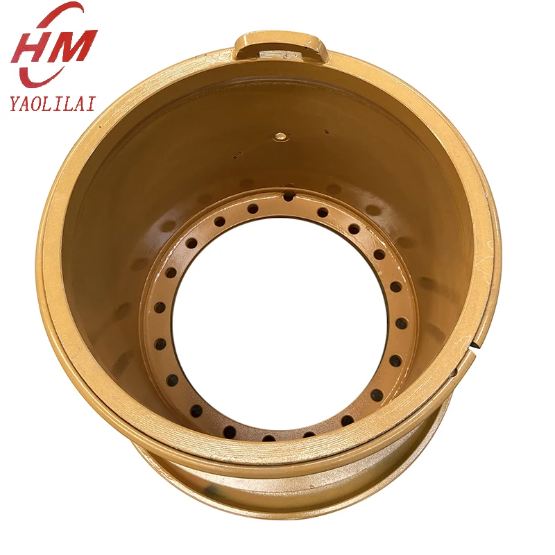 أطراف مهندسة 22.0/3.0-25 أطراف OTR 5 قطع أطراف فولاذية TL 26.5R25 إطارات الحفارات الهندسية