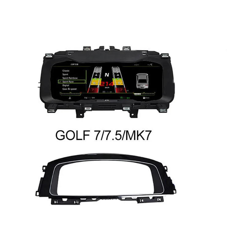 Digital Virtual Cockpit Instrument Cluster Gauge for VW Golf 6 7 MK7 Passat CC B7 B8 Tiguan Scirocco Jetta LCD Speedometer