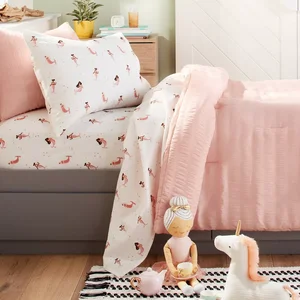 Aoka Wholesale Oeko-Tex Luxury Twin Size Simple Design Comfortable Microfiber Bed Sheet Bedding Sets