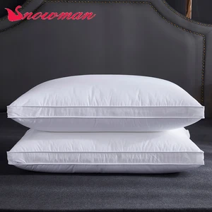 Hot Sale 100%Cotton Down Proof Cloth 5 Star Hotel Duck Feather Down Pillow