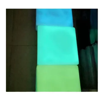 Synthetic glass, glow-in-the-dark stone, raw material for jewelry
