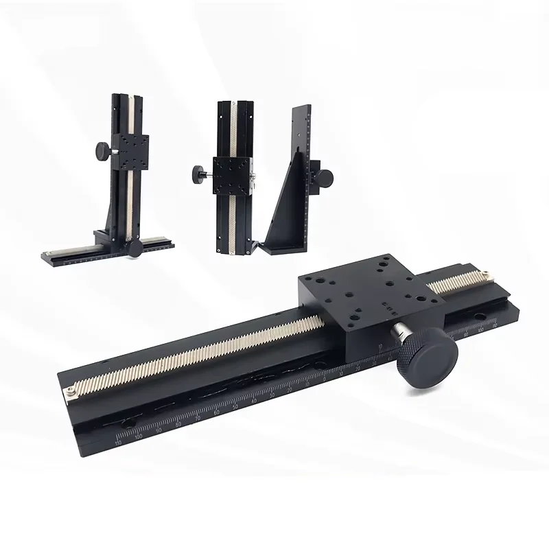 Lwx60 Long-Stroke Gear Rack Precision Displacement Slide Table LWX/Z-L50/70/100/150/200/250/300 Dovetail Groove Manual Bearing