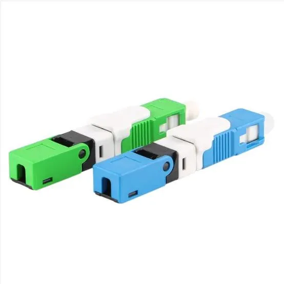 อะแดปเตอร์ไฟเบอร์ออปติก FTTH Quick Conector SC APC/UPCFast สำหรับวางสาย Conector Rapido De Fibra Optica Quick Connector