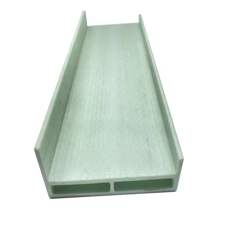 High Strength Rectangular  Fiberglass Pipe for Construction Workers Strong Support Fiberglass Rectangular Pipe details