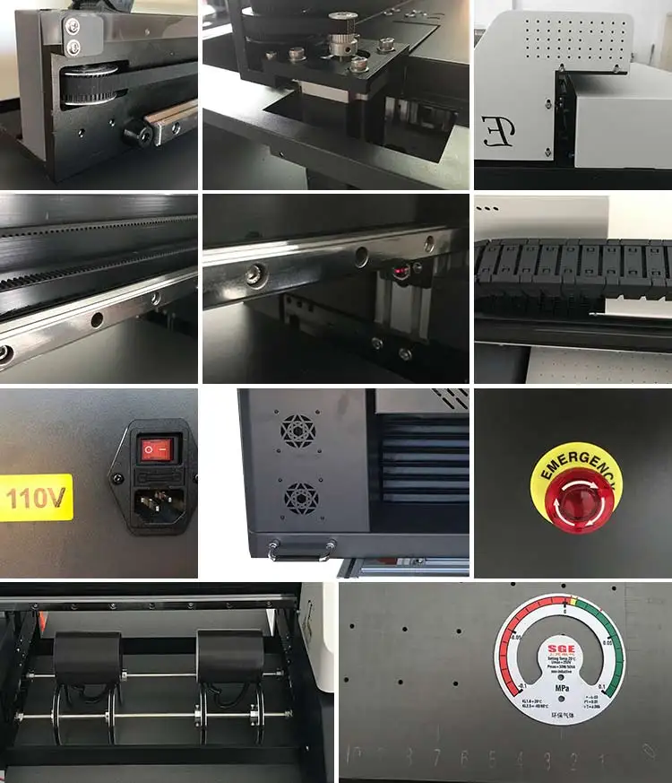 4060 A2 Phone Case Printer Automatic Inkjet UV Printing Machine 3D Embossed Varnish Glossy Effect UV Printer