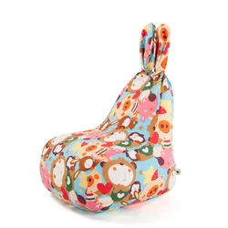 OEM high-quality fashionable indoor cartoon rabbit kids children beanbag chair