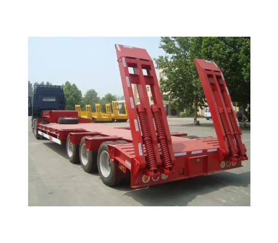 Tuqiang Brand Making 3 Axles Cargo Transport Skeleton Semi Trailer Transport Type Semi Steel ISO flatbed trailer