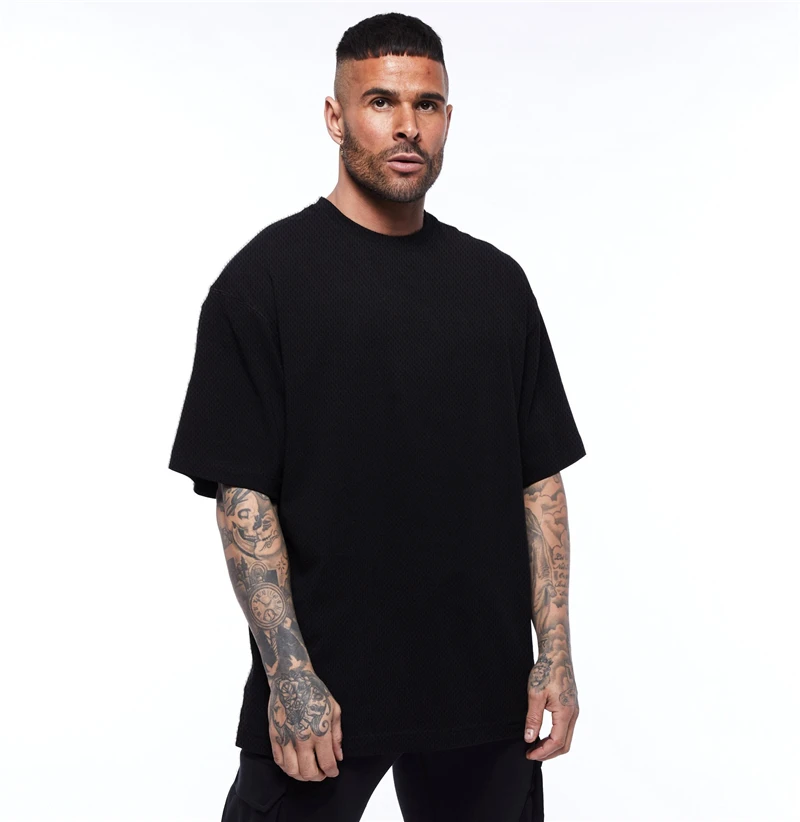 Mens Plain Quick Dry Mesh T-shirt 