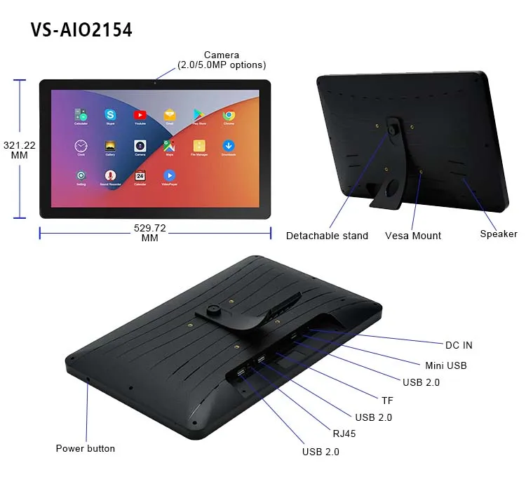 21 Inch Large Screen WIFI Tablet 1080P IPS Cheap Touch Screen Support ...