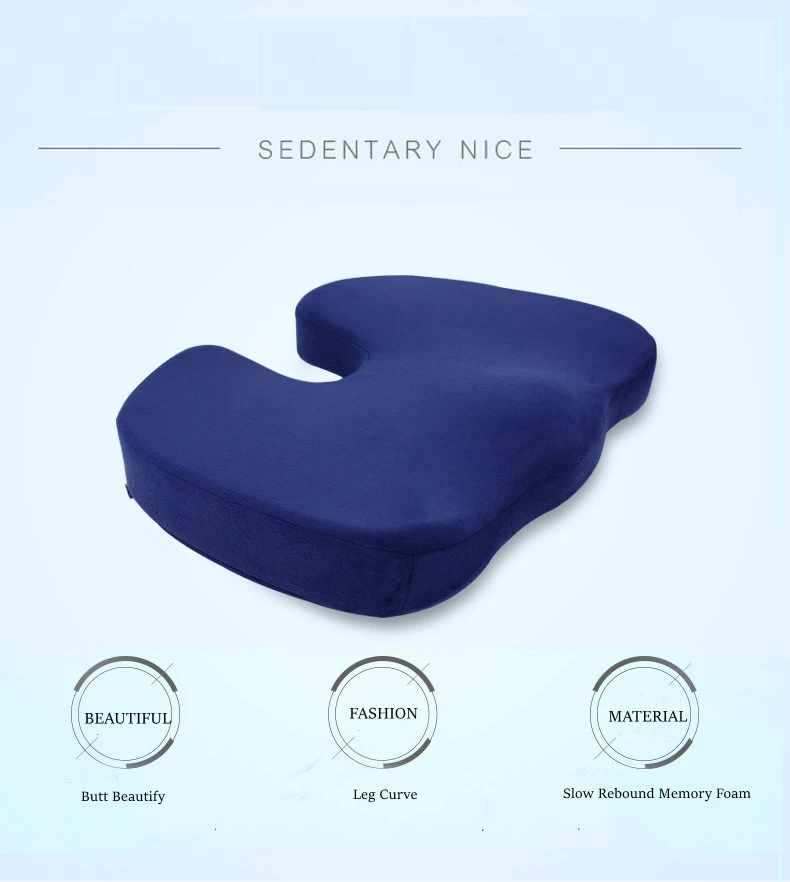 Coccyx Orthopedic Blood Circulation Chair Cojines Gel Memory Foam Seat ...