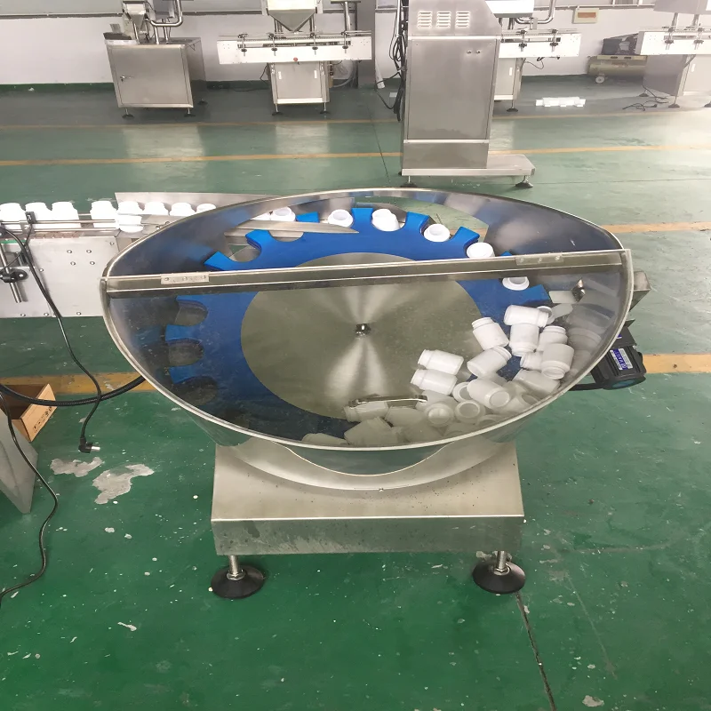 Automatic Bottle Accumulation Table 31.5" Bottle Collection Turntable W/Wheel CA