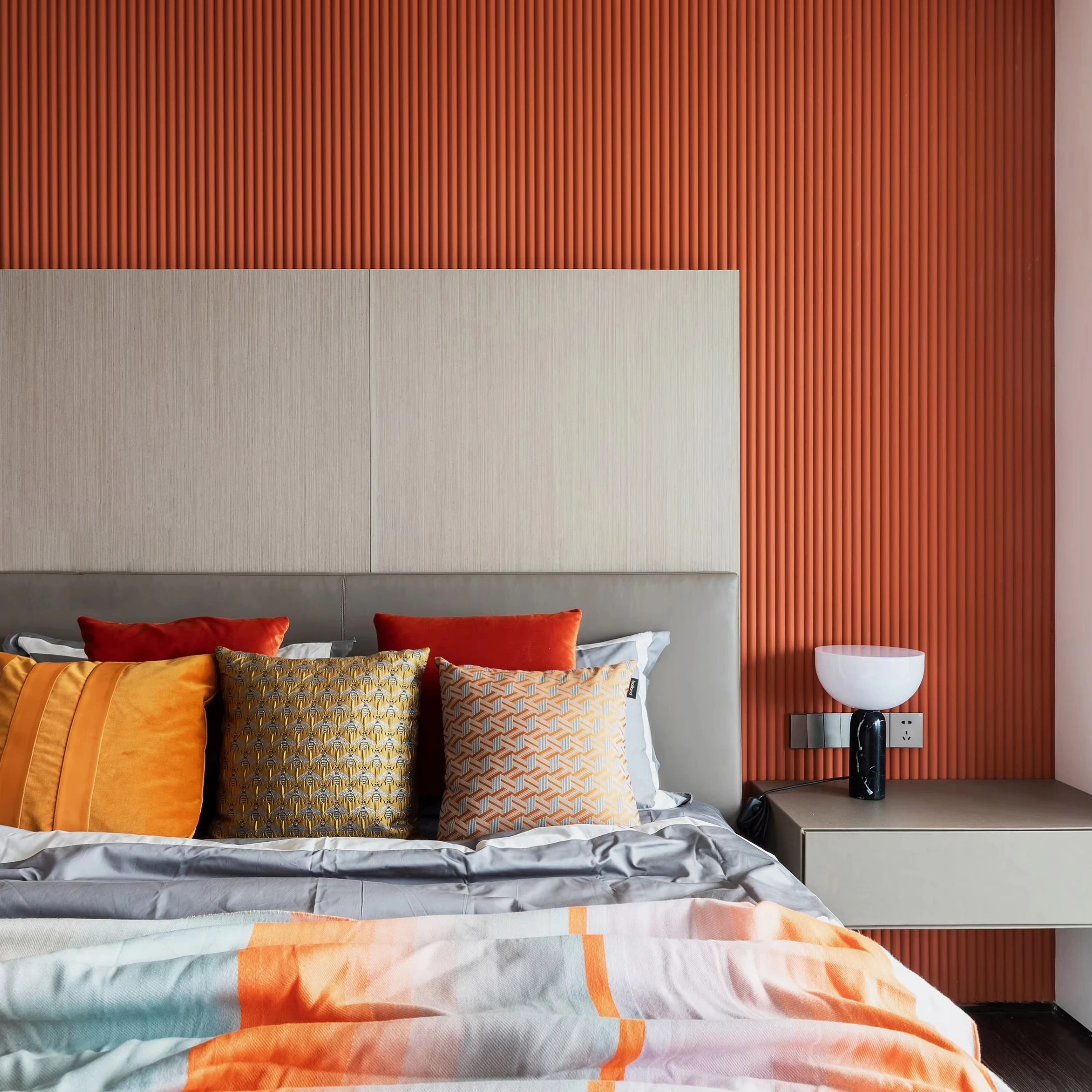 Melinco Modern Pvc Moulding Decorative Wall panels Waterproof High Quality Villa Hotel Office Plastic Fluted Wall Panel