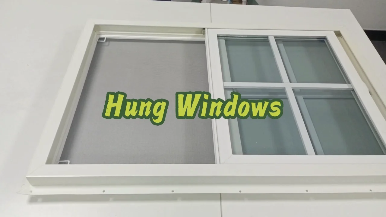 Customized Size The Most Efficient Aluminium Windows Vertical Sash