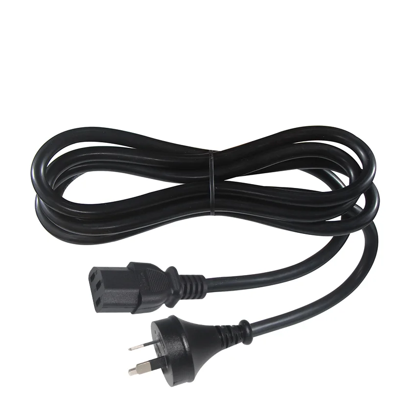 Australian 3 Pin Plug Socket Connector Power Cord Cable 14Awg C13 Plug Cord for Computer