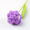 3Finished carnation flower branch (gradient purple color)