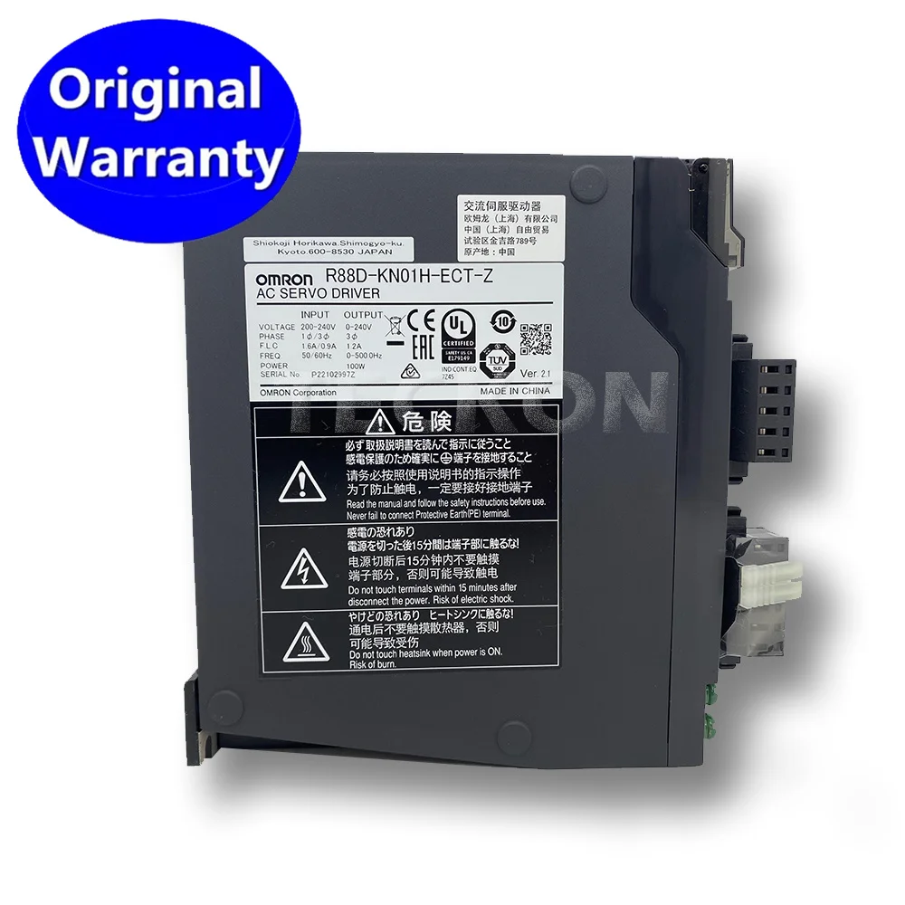 R88D-KN01H-ECT Servodrift som er kompatibel med R88M-K05030H & R88M-K10030H Servomotor R88D KN01H ECT