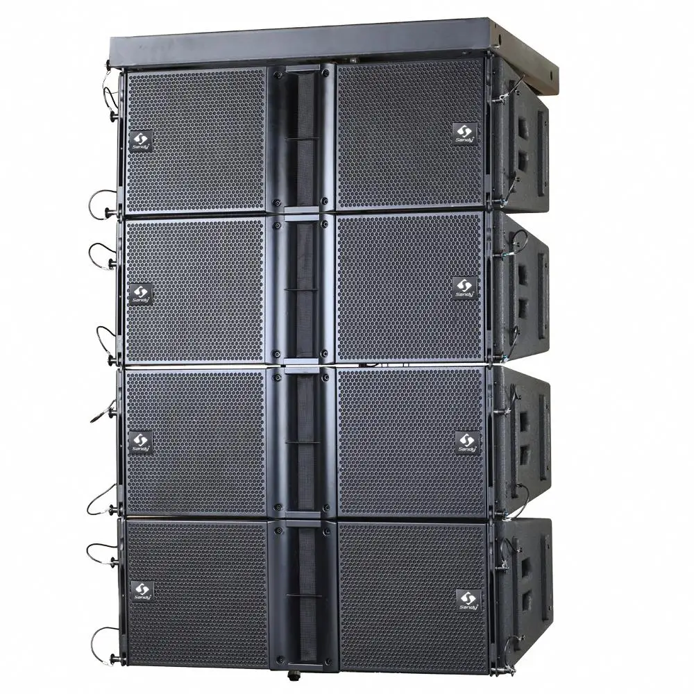 Dual 10 Inchtprofessional Audio Sound System  Line Array Speaker Passive for Outdoor Events