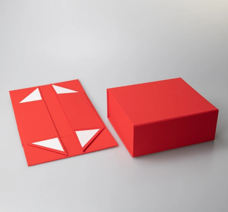 Customized Luxury Cardboard Gift Boxes Collapsible Folding Rigid Paper ...