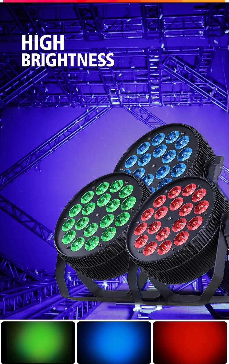 
 Дискотека, сценическое освещение для диджея, 18*10 Вт, цена DMX512, 4 в 1, RGBW, миниатюрный светодиодный светильник  