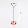 Or rose, motif cœur de 20 cm (8 pouces)