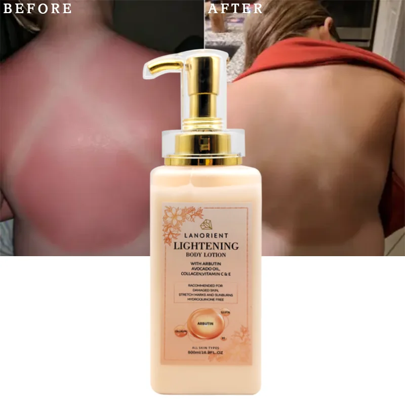 OEM Wholesale Thailand Body Lotion Product Natural Organic Vitamin C Skin  Whitening and Moisturizing L-Glutathione Body Lotion