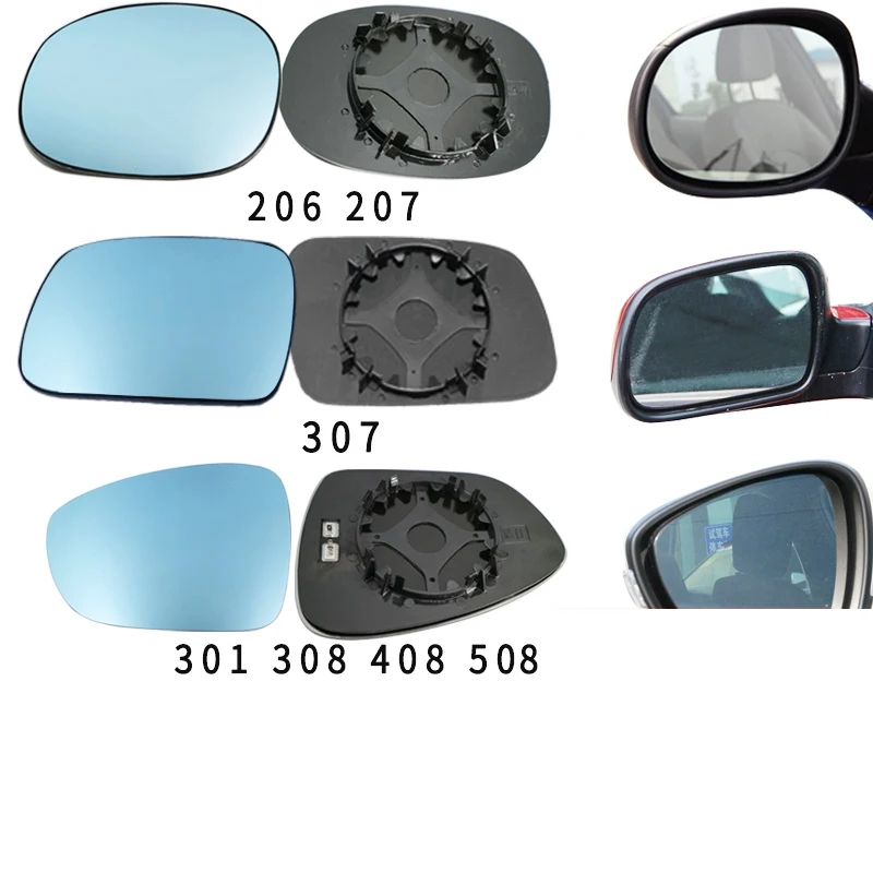 Rear View Mirror Side Mirror for Peug. 206 207 508
