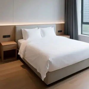 Hotel White Duvet Cover 100% Cotton 300 Thread Count