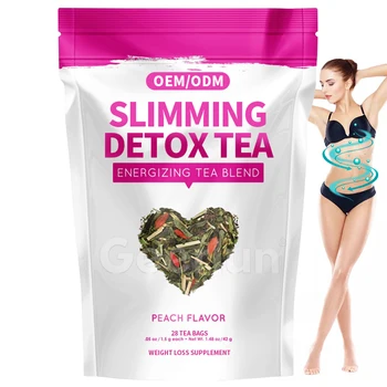 Factory OEM 28 day Fat Loss Supplement Flat Tummy Tea bag Promotes Detox Digestion Slimming Tea