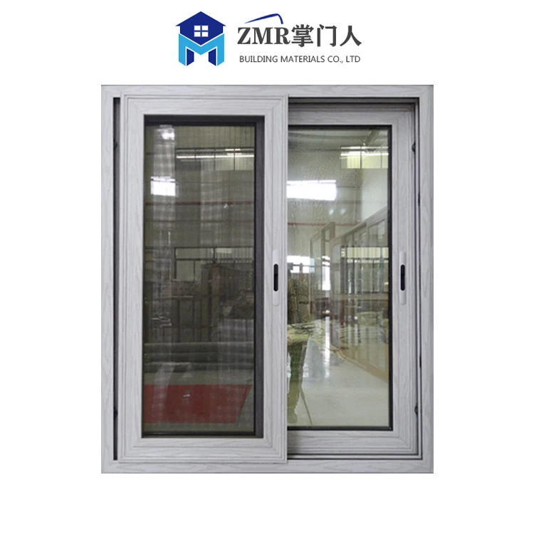 Australian Design Aluminium Frame Sliding Window Brown Color Glass Flyscreen Stainless Steel Louver Economical Horizontal