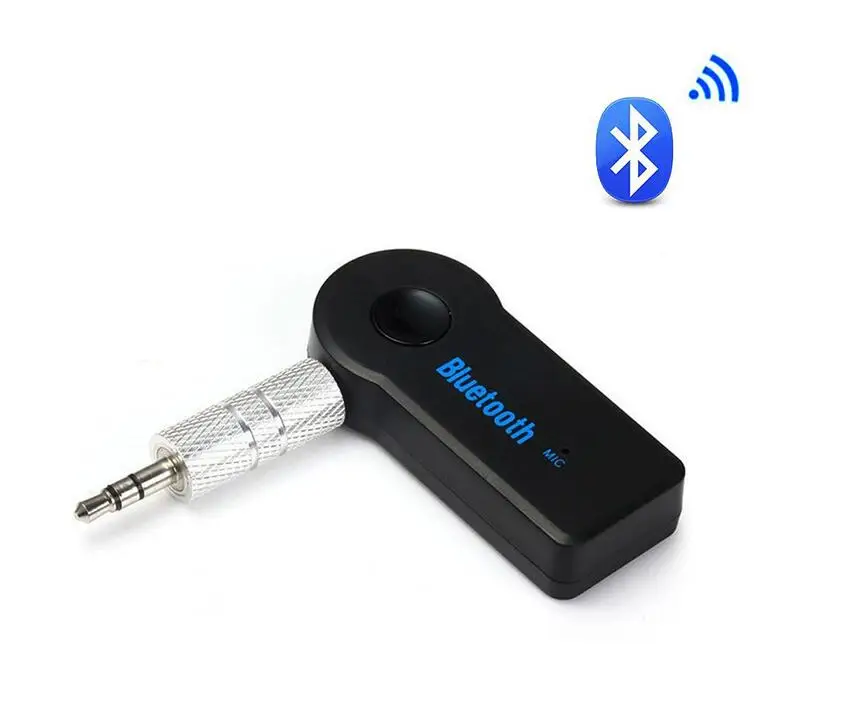 Mini Wireless Bluetooth Car Kit AUX Audio Receiver Hands-free 3.5mm Jack TF New 
