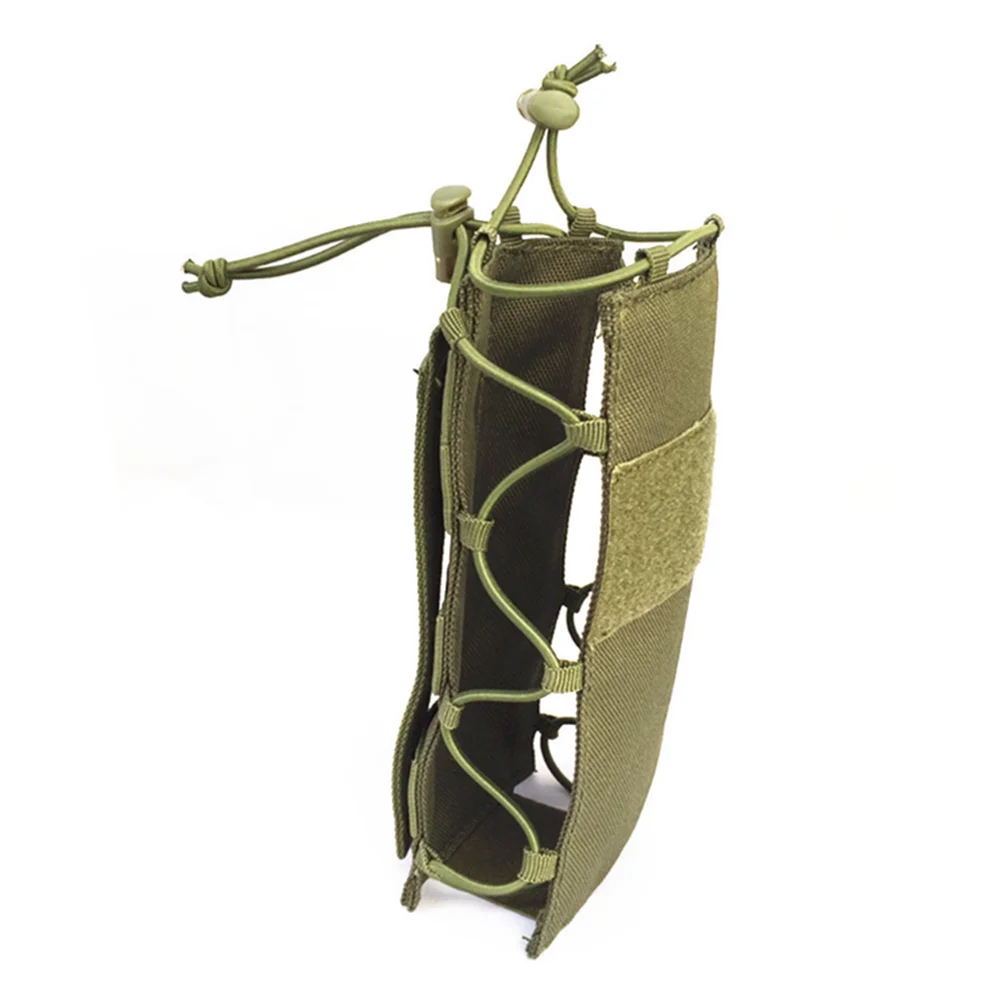 Tactical MOLLE Water Bottle Pouch - Adjustable Holder For 20-64oz Bottles With Handle
