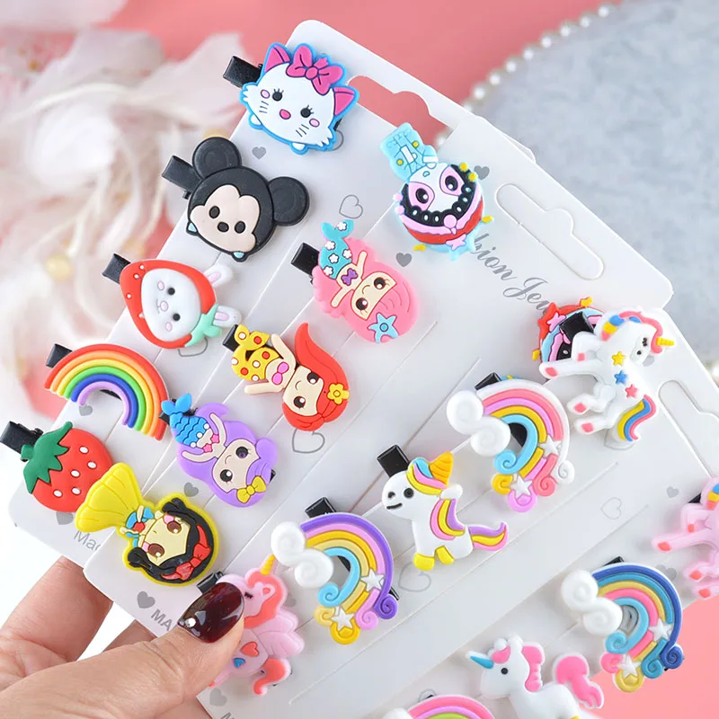 fashion girl hairpin accessories unicorn fruit