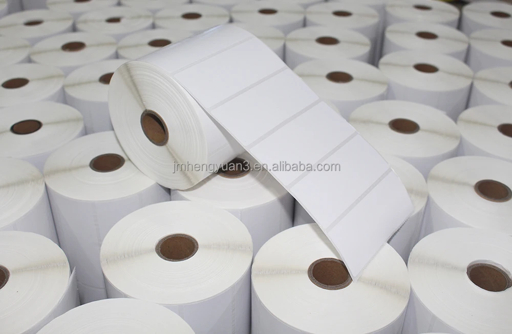 4x3 Inch Blank White Custom Barcode Label 100x75mm Direct Thermal ...