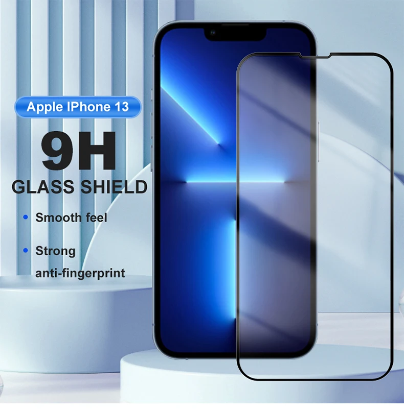 Black Periphery Thin Hd 9h Tempered Glass Mobile Phone Screen Protector