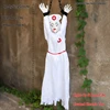 A nurse's ghost is suspended by an iron chain