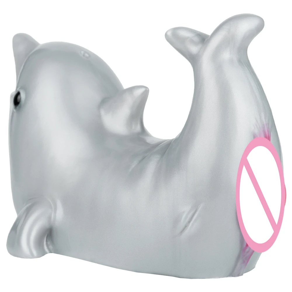 Valentine's Day Gifts Deep Sea Elf Dolphin Shape Silicone Erotic Male  Masturbator Sex Toy Adult Game Flirting Sexy Toy for Man