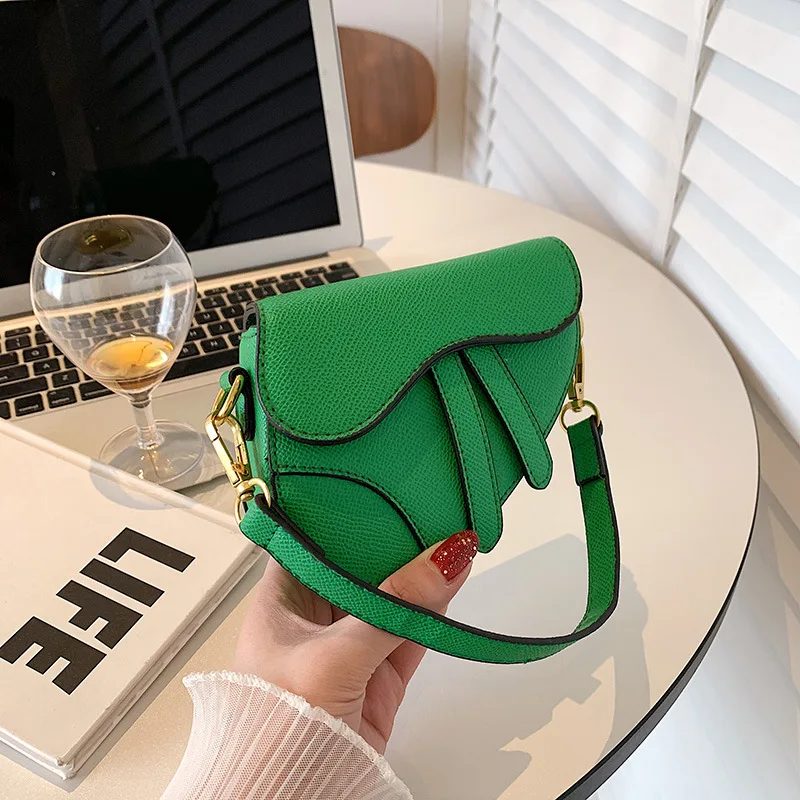 2023 Hot Sale Fashion Luxury Pu Leather Purses Saddle Bags Women