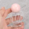 Transparent Bottle+ Pink Cap