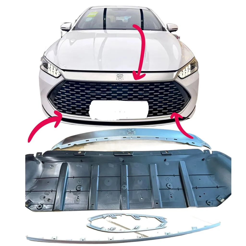 Factory Direct Delivery of BYD Qin PLUS Front Bumper with Bright Decorative Strip and Front BumperHigh Quality Promotion