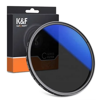K&F Concept C series 77mm ND2-400 Fader Variable ND Lens Filter Ultra Slim VDN Filter for Camera Lens Ultra-Slim, Multi Coated