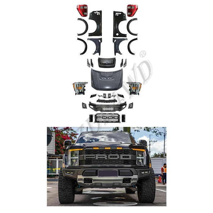 Gzdl4wd Facelift Body Kit Ranger Upgrade To F150 For Ranger Raptor T6